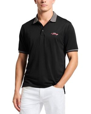 Robert Graham Retro Ride Knit Polo Shirt - Black