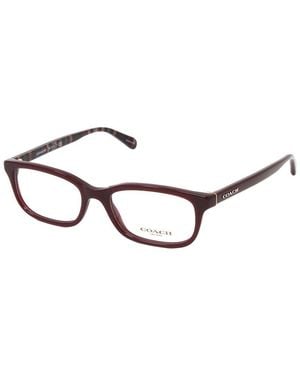 COACH Hc6174 50Mm Optical Frames - Red