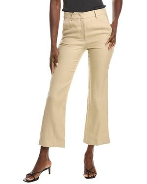Max Mara Weekend Agape Linen-Blend Pant - Natural