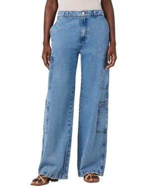 Hudson Jeans Cargo Sandlot Wide Leg Jean - Blue