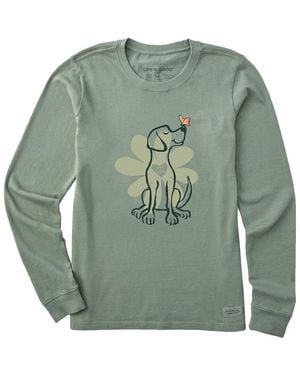 Life Is Good. Crusher T-Shirt - Green
