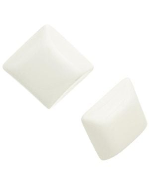Kenneth Jay Lane Plated Earrings - White