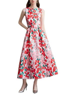 DZA Midi Dress - Red