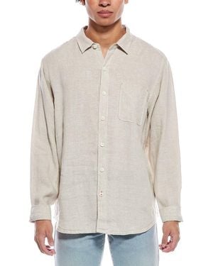 Tommy Bahama Sea Glass Breezer Linen Woven Shirt - White