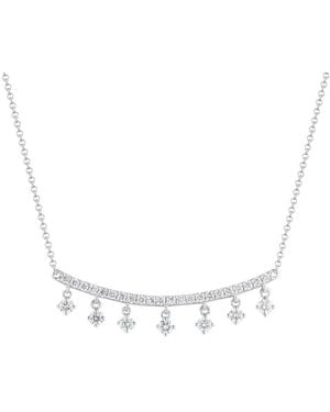 Nephora 14K 0.54 Ct. Tw. Diamond Bar Necklace - Metallic