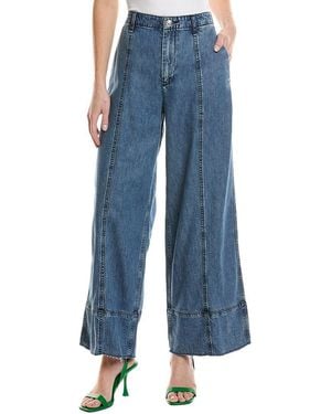 Rag & Bone Featherweight Arianna Cropped Palazzo Beekman Jean - Blue