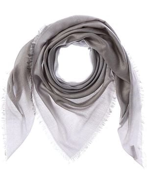 Jimmy Choo Cotton-Blend Scarf - Gray