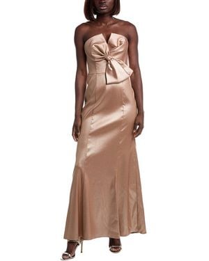 Aidan Mattox Mermaid Gown - Brown