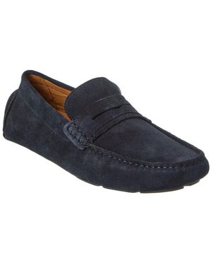 Allen Edmonds Lewis Suede Driver - Blue