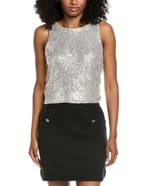 Ichi Ihfauca Sequin Tank - Metallic