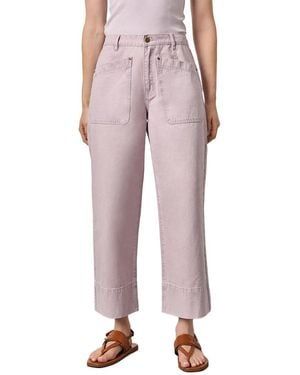 Lilla P Twill Straight Leg Pant - Pink