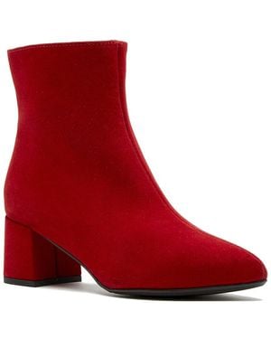 La Canadienne Darling Suede Boot - Red