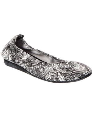 Arche Laius Leather Flat - White