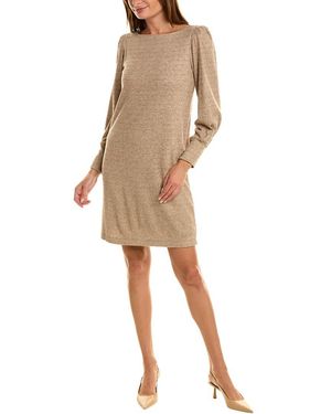 Julia Jordan Puff Sleeve Shift Dress - Natural