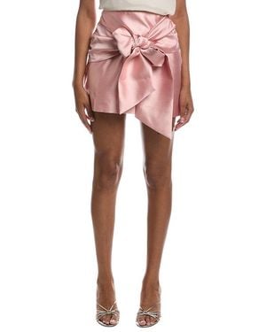 REMAIN STUDIO Luxe Satin Twill Mini Skirt - Pink