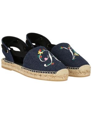 Roger Vivier Denim Espadrille - Blue