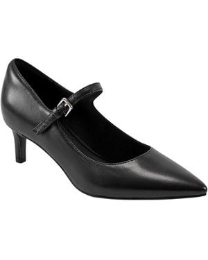 Rockport Chase Leather Mary Jane Pump - Black