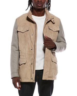 Canali Suede Jacket - Natural