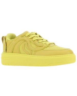 Stella McCartney S-Wave Lace Up Trainer - Yellow