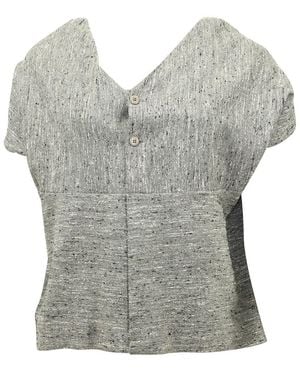 Chloé Short Cape Top, Size Fr, (Authentic Pre-Loved) - Gray