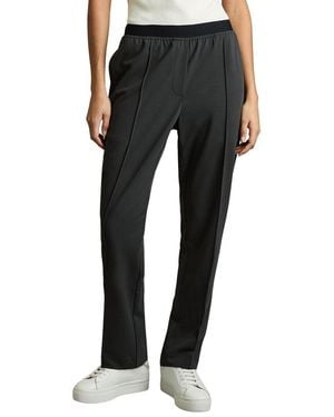 Reiss Lucia Waistband Taper Trouser - Black