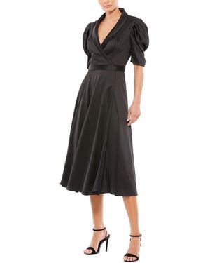 Mac Duggal Tea Length Dress - Black