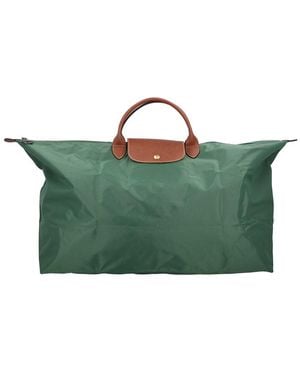 Longchamp Le Pliage Canvas Tote - Green