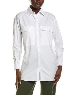 Emerson Fry Oversize Pocket Shirt - White