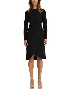 Maggy London Knee Length Dress - Black