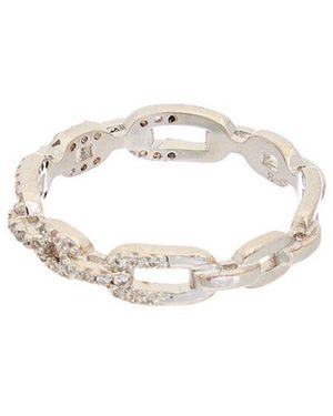 Juvell Dnu 18K Plated Cz Ring - White