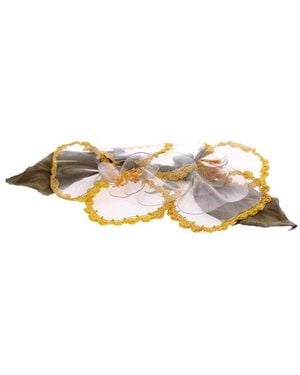 Dolce & Gabbana Initial Brooch - White