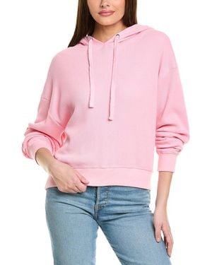 Chrldr Molly Crop Hoodie - Red