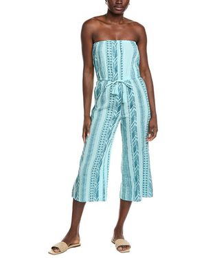 Elan Culotte Romper - Blue