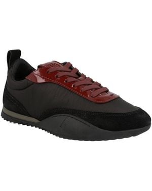 Ferragamo Detroit 1 Leather Low-Top Sneaker - Brown