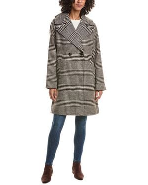 Frye Wool-Blend Coat - Gray