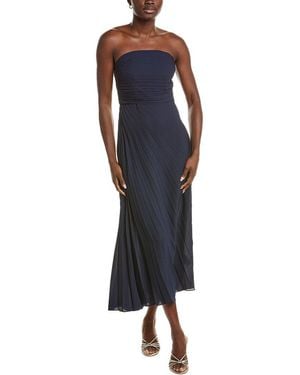 Nicole Miller Sleeveless Midi Dress - Blue