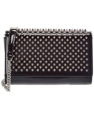 Christian Louboutin Patent Shoulder Bag - Black