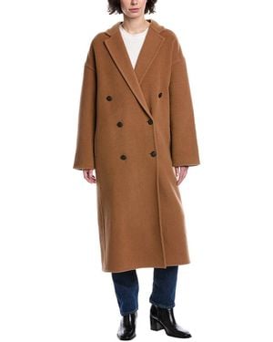 Rag & Bone Thea Italian Splittable Wool-Blend Coat - Brown