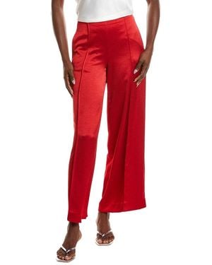 DKNY Wide Leg Pin Tuck Trouser - Black