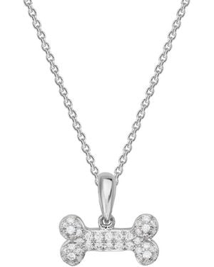 Diamond Select Cuts 14k Diamond .12 Ct. Pendant Necklace - White