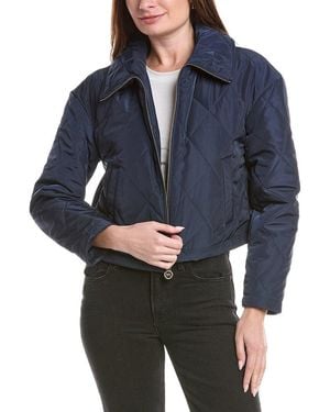 Michael Kors Short Quilt Jacket - Blue