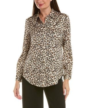 Jones New York Printed Shirt - Brown