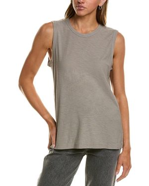 James Perse Slub Muscle Tank - Grey