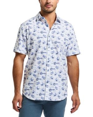 Robert Graham Alboran Woven Shirt - Blue