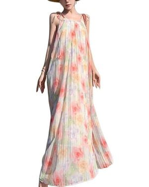 LEON GORI Midi Dress - Pink