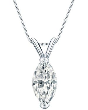 Sabrina Designs Lab Grown Diamonds 14K 1.00 Ct. Tw. Lab-Grown Diamond Solitaire Pendant - White