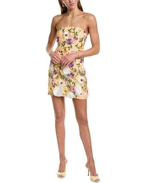 Endless Rose Floral Embroidered Mini Dress - White