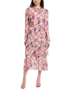 Marchesa Amber Maxi Dress - Red