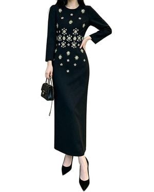 BRC By BURRYCO Embellished Maxi Dress - Black