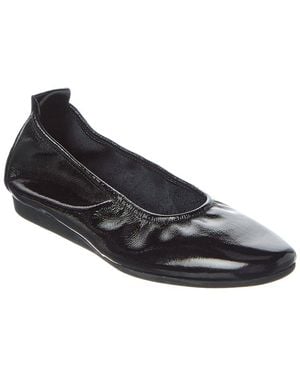 Arche Laius Leather Flat - Black